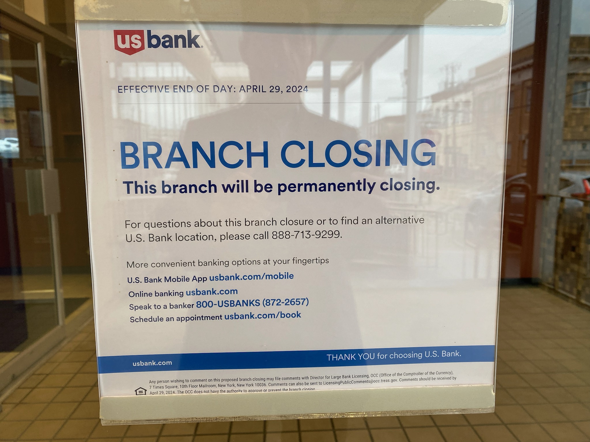 U.S. BANK CLOSING DOWNTOWN ROSEBURG BRANCH KQEN News Radio